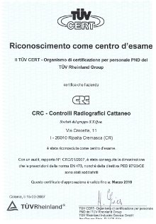 Centro d'esame accreditato TUV
